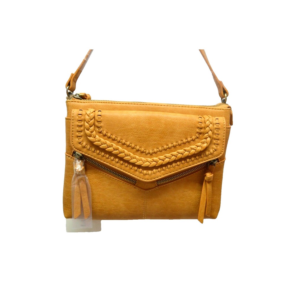 Antik Kraft The Jenna Flap Crossbody Brown Purse NEW (A9)